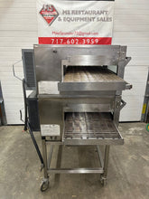 Load image into Gallery viewer, Lincoln 1132 Double Stack 3ph 208v Conveyor Pizza Ovens Fully Refurbished!