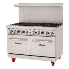 Load image into Gallery viewer, Migali C-RO8B-NG, 8 Burner Range, (2) Ovens, Natural Gas
