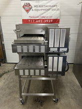 Load image into Gallery viewer, Lincoln 1132 Double Stack 3ph 208v Conveyor Pizza Ovens Fully Refurbished!