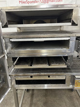 Load image into Gallery viewer, Lincoln 1132 Double Stack 3ph 208v Conveyor Pizza Ovens Fully Refurbished!