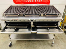 Load image into Gallery viewer, MagiKitch'n CM-RMBSS-660 60" Liquid Propane Countertop Stainless Steel Radiant Charbroiler - 195,000