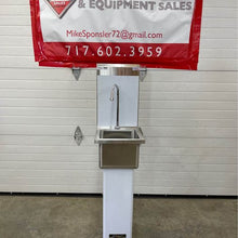 Load image into Gallery viewer, NEW OPEN BOX Winholt WHPS1110-WM, 12" Pedestal Mount Hand Sink w/ Faucet