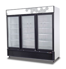 Load image into Gallery viewer, Migali C-72FM-HC 72 cu/ft Glass Door Merchandiser Freezer