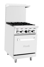 Load image into Gallery viewer, Migali C-RO4-NG 4 Burner Range, (1) Oven, Natural Gas