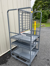 Load image into Gallery viewer, National Cart Co. Stocking Carts w/Dividers on Casters