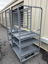 Load image into Gallery viewer, National Cart Co. Stocking Carts w/Dividers on Casters