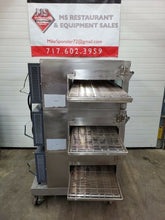 Load image into Gallery viewer, Lincoln 1132 Triple Stack 3ph 208v Electric Pizza Oven Refurbished and Working!