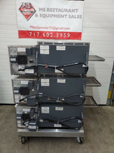 Load image into Gallery viewer, Lincoln 1132 Triple Stack 3ph 208v Electric Pizza Oven Refurbished and Working!