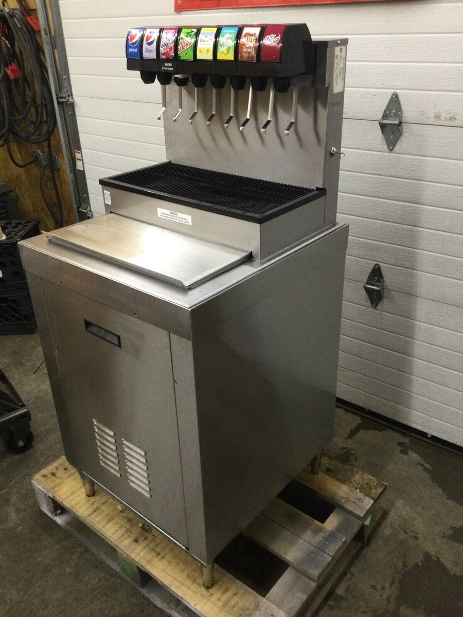 BATTLE COUNTER70 バトルカウンター Cornelius CB2323A, 8 Flavor Soda Dispenser w/ 100# Ice Bin – MS