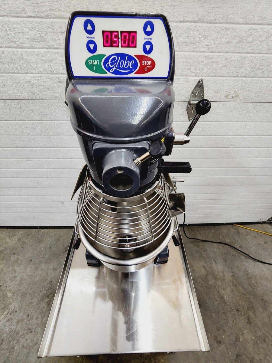 Globe SP20 20qt Mixer w/ attachments, Cheese Grater & Stand