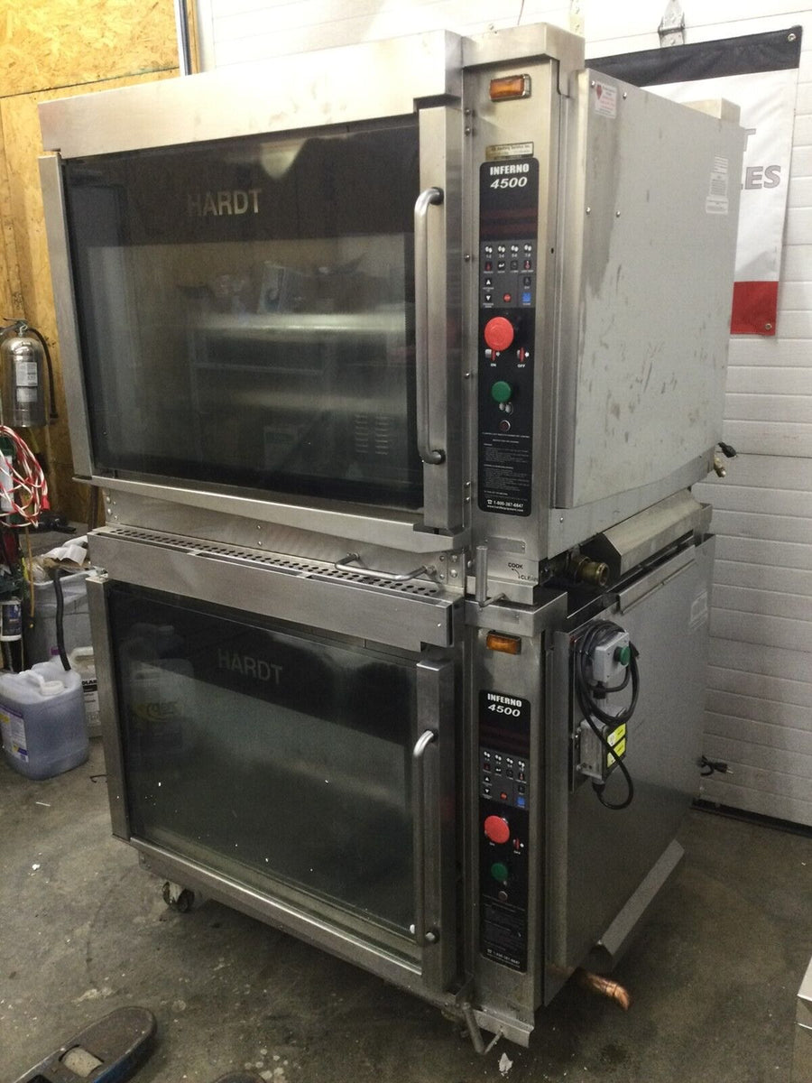 Hardt 4500 Inferno Double Stack 80 Chicken Natural Gas 110v Refurbishe