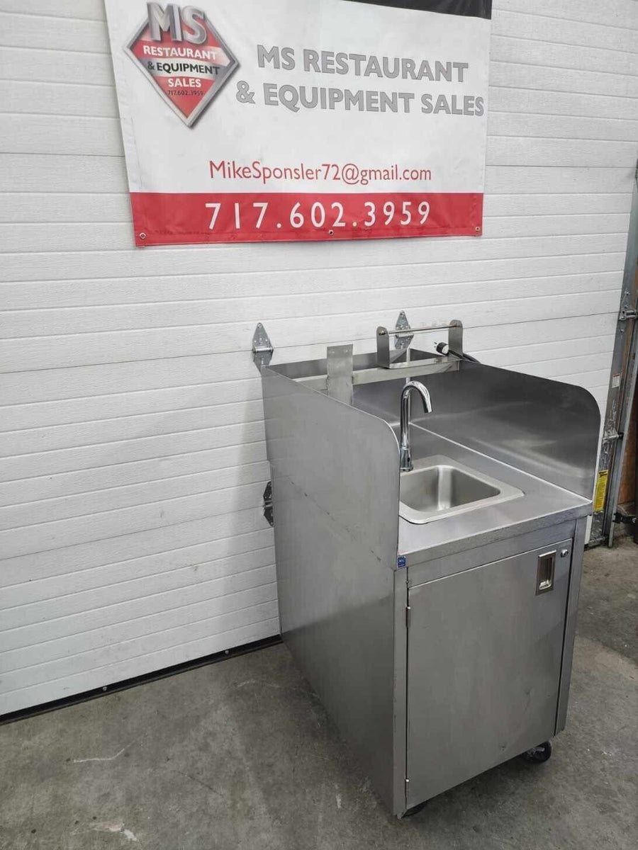 QualServ NSF, Hands Free, Portable Sink, Hot Water on Demand, Works Gr