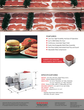 Load image into Gallery viewer, The Hollymatic 200 Gourmet Patty Forming and Portioning Machine