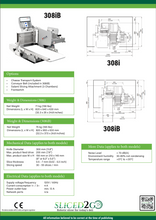 Load image into Gallery viewer, S.A.M. 308ib Fully Automatic Slicing Machine and Stacker