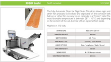 Load image into Gallery viewer, S.A.M. 308iB Sushi Fully Automatic Slicer and Stacker for Nigiri/Sushi