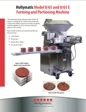 Load image into Gallery viewer, The Hollymatic 8/65 Patty Machine Forming and Portioning Machine