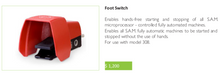 Load image into Gallery viewer, S.A.M. Hands Free Starting and Stopping Foot Switch For Model 308