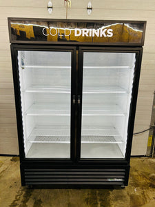 True GDM-49-HC-TSL01 2018 Two Glass Door Refrigerated Merchandiser Refurbished