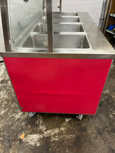 Load image into Gallery viewer, APW Wyott 4 Well TM-90D Heated Mobile Food Warmer Fully Refurbished Works Great!