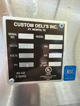 Load image into Gallery viewer, Custom Deli Inc. DILW4SS Heated Display Case Fully Refurbished