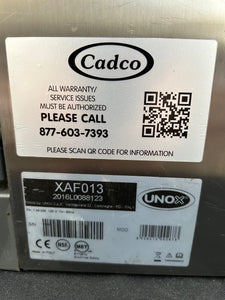 Cadco Lisa Unox XAF013 Oven Fully Refurbished