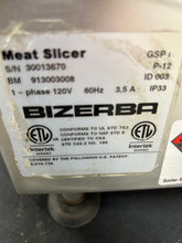 Load image into Gallery viewer, Bizerba GSPH 2012 Manual Slicer Fully Refurbished Tested and Working
