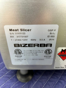 2011 Bizerba GSP H Manual Deli Slicer Fully Refurbished