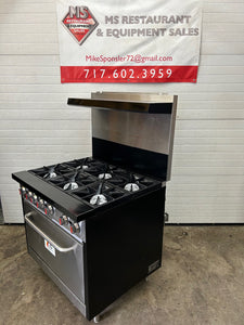 CPG S-36P Propane 36" Range with  6 Burners and Standard Oven- 210,000 BTU