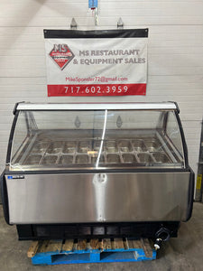 Master-Bilt GEL-9 Display Case, Dipping, Gelato/Ice Cream Fully Refurbished