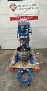 Hobart H600 60QT Mixer W/ Wire Whip, Flat Beater, Dough Hook, Bowl & Bowl Truck