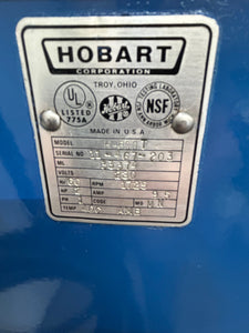 Hobart H600 60QT Mixer W/ Wire Whip, Flat Beater, Dough Hook, Bowl & Bowl Truck