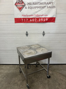 Belshaw H&I- 4 Donut Icer Table 240v Bowls/Lids Refurbished