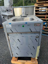 Load image into Gallery viewer, QualServe WMSC24MS Stainless Steel Portable Sink Hot Water ***NEW Scratch &amp; Dent