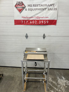Hobart W32C-5 Floor Model Wrap Station w/ Built In Hotplate - (3) Film Roll Capacity, 120v, Refurbished
