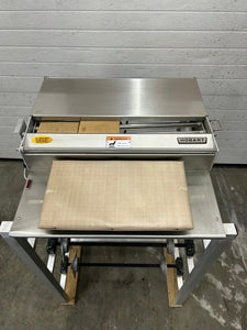 Hobart W32C-5 Floor Model Wrap Station w/ Built In Hotplate - (3) Film Roll Capacity, 120v, Refurbished