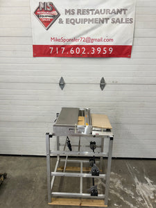 Hobart W32C-5 Floor Model Wrap Station w/ Built In Hotplate - (3) Film Roll Capacity, 120v, Refurbished