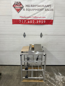Hobart W32C-5 Floor Model Wrap Station w/ Built In Hotplate - (3) Film Roll Capacity, 120v, Refurbished