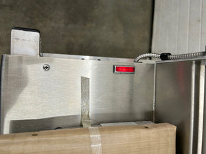 Hobart W32C-5 Floor Model Wrap Station w/ Built In Hotplate - (3) Film Roll Capacity, 120v, Refurbished