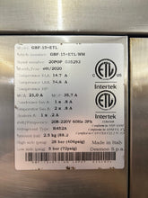 Load image into Gallery viewer, Desmon GBF15+EL Blast Chiller Freezer Fully Refurbished