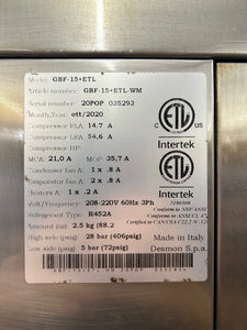 Desmon GBF15+EL Blast Chiller Freezer Fully Refurbished
