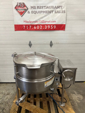 Cleveland KGL-40-T Gas 40 Gal. Tilting 2/3 Steam Jacketed Kettle Refurbished
