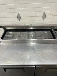 True TPP-67 Pizza Prep Table for 9 Pans - Two Door 67” Wide Fully Refurbished
