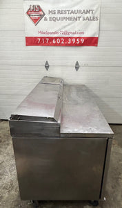 True TPP-67 Pizza Prep Table for 9 Pans - Two Door 67” Wide Fully Refurbished