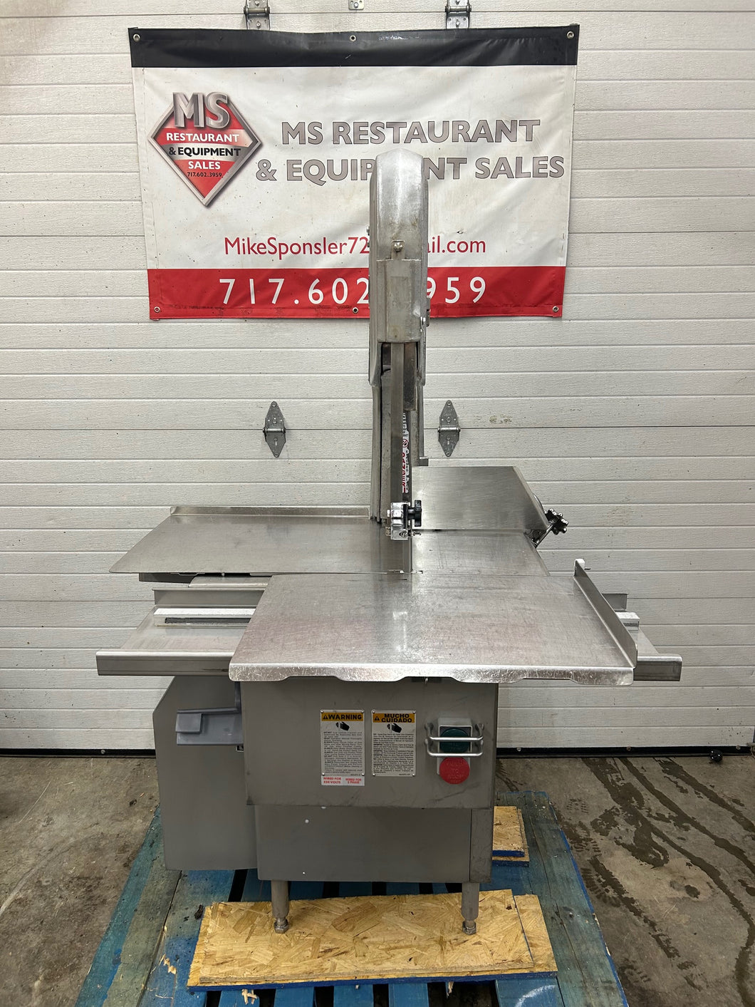 Biro 3334SS Meat Band Saw Fully Refurbished Tested Working