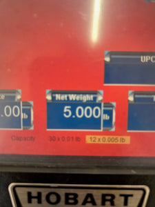 Hobart HLXWM Scale with Printer and Display Fully Refurbished