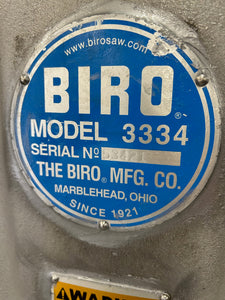 Biro 3334SS Meat Band Saw Fully Refurbished Tested Working
