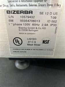 Bizerba SE12D Automatic Deli Slicer Refurbished