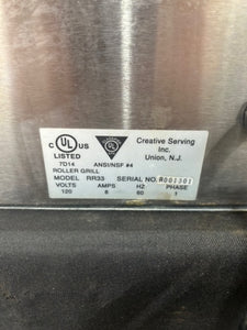 Creative Serving Inc. RR33 Hotdog roller grill 120Volts Refurbished