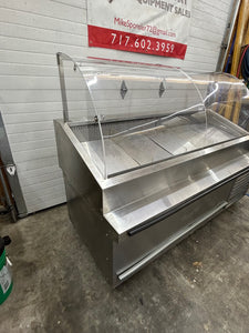 Traulsen TD078HT-1 Stainless Steel 78” Seafood Display Case Refurbished