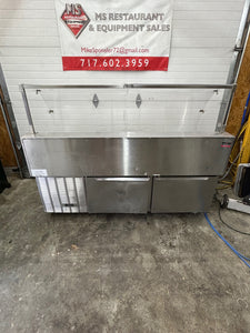 Traulsen TD078HT-1 Stainless Steel 78” Seafood Display Case Refurbished
